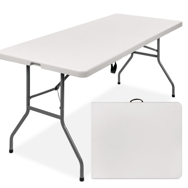 Small Folding 3 Height adjustable Camping Table Blow Moulded Folds Flat 