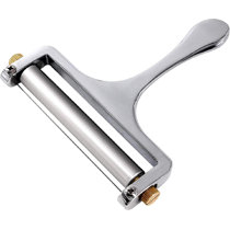 CleanCut Heavy Duty Adjustable Cheese Slicer Stainless Steel Cutter Metal Wire 