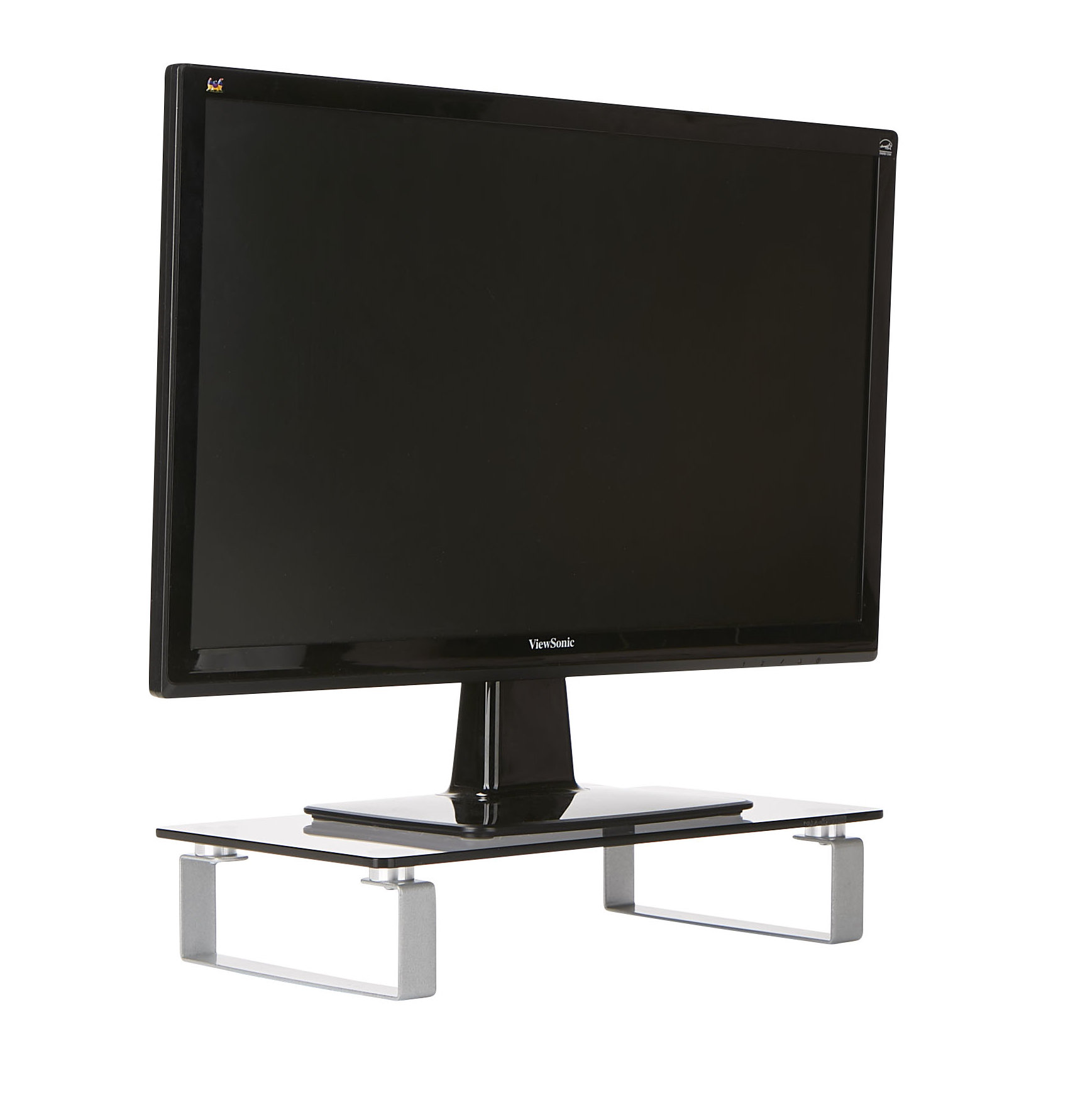 Mind Reader Glass Monitor Stand & Reviews Wayfair