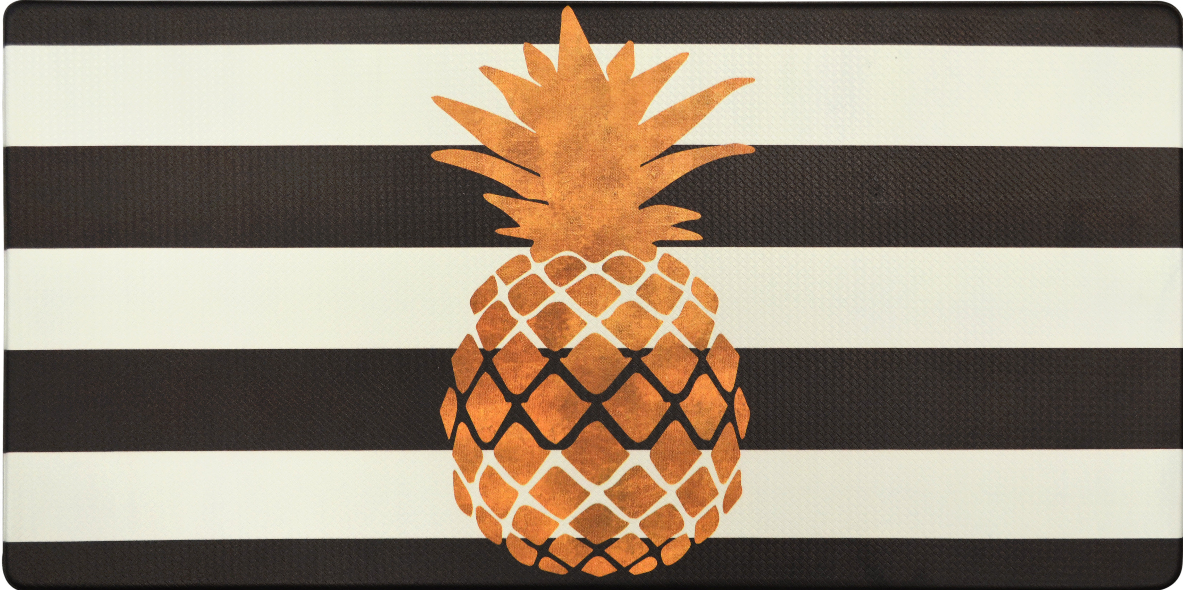 Nicole Miller Cook N Comfort Gold Pineapple Kitchen Mat & Reviews Wayfair