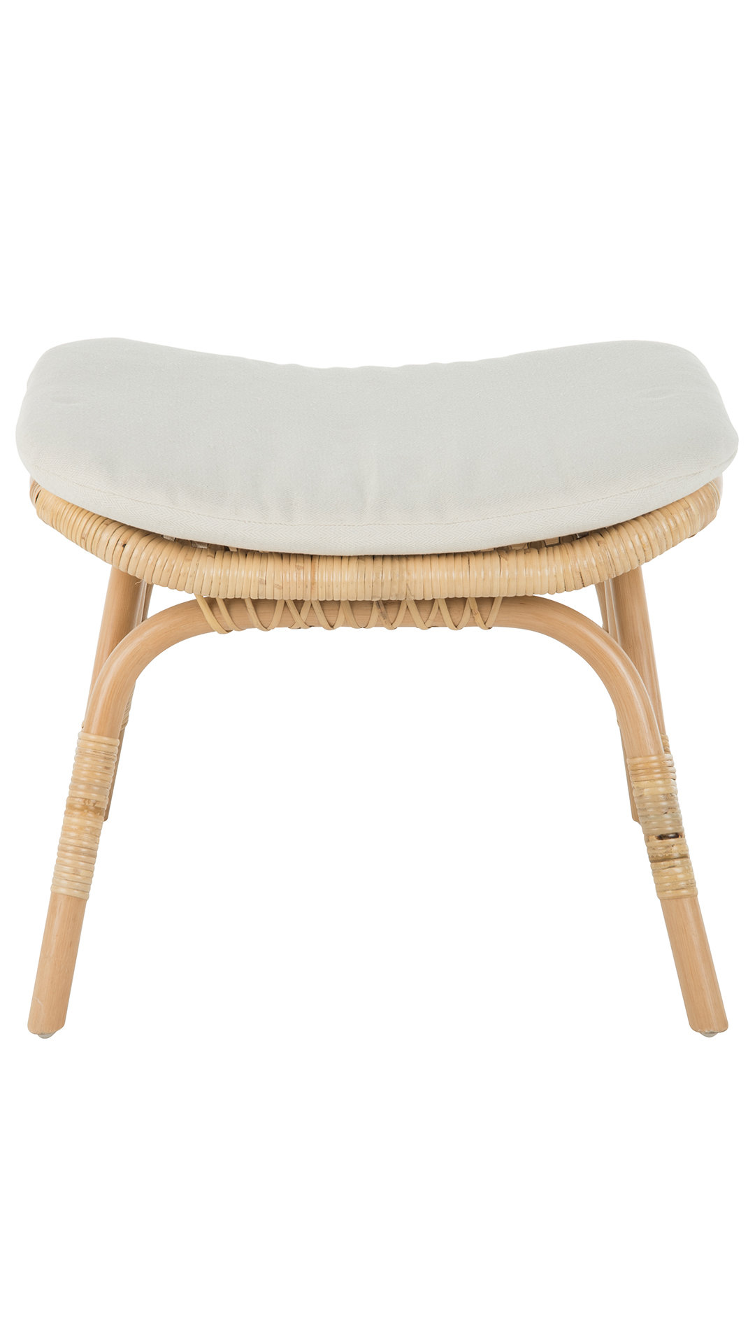 Bayou Breeze Aindriu Rattan Ottoman & Reviews Wayfair