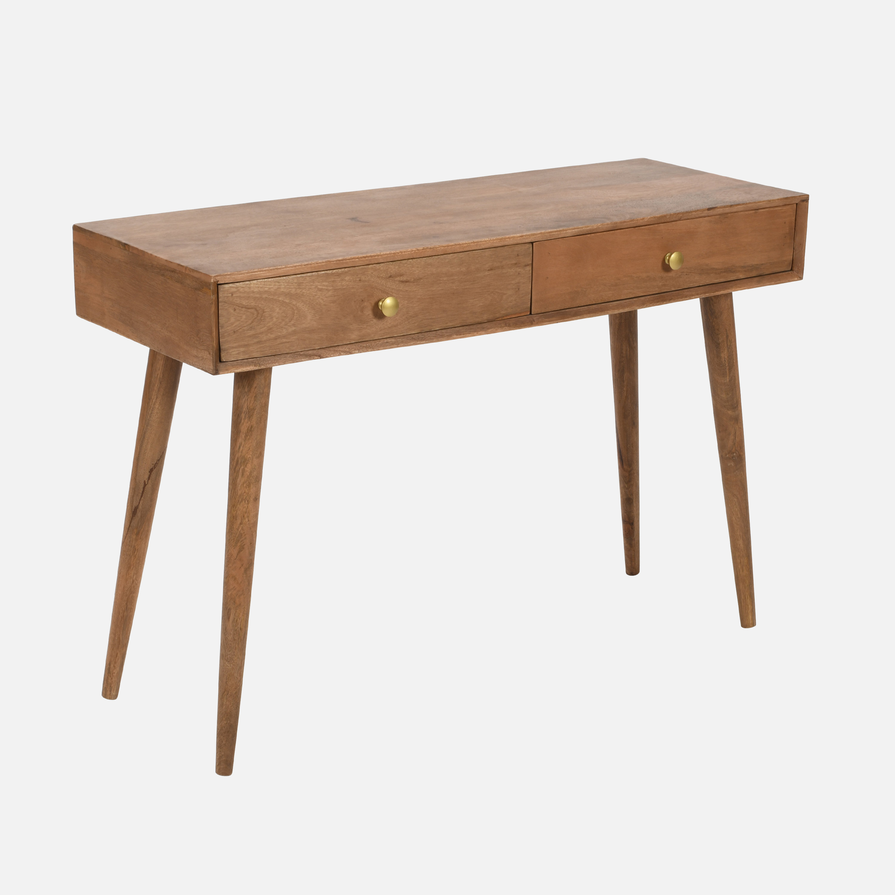 Corrigan Studio® Franzi Mid-Century Console Table with Drawers | Wayfair