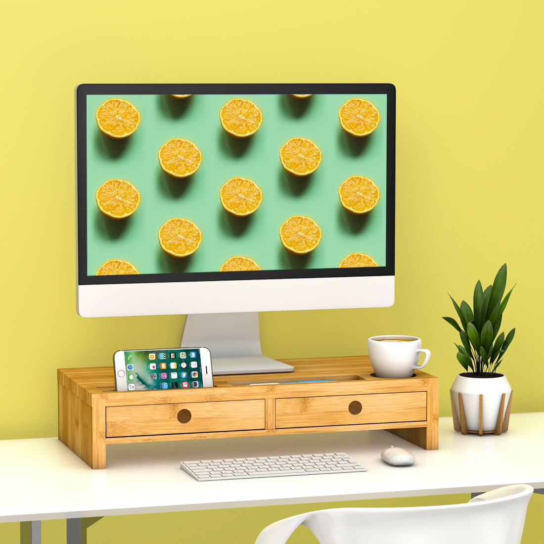 Inbox Zero Monitor Stand Wayfair