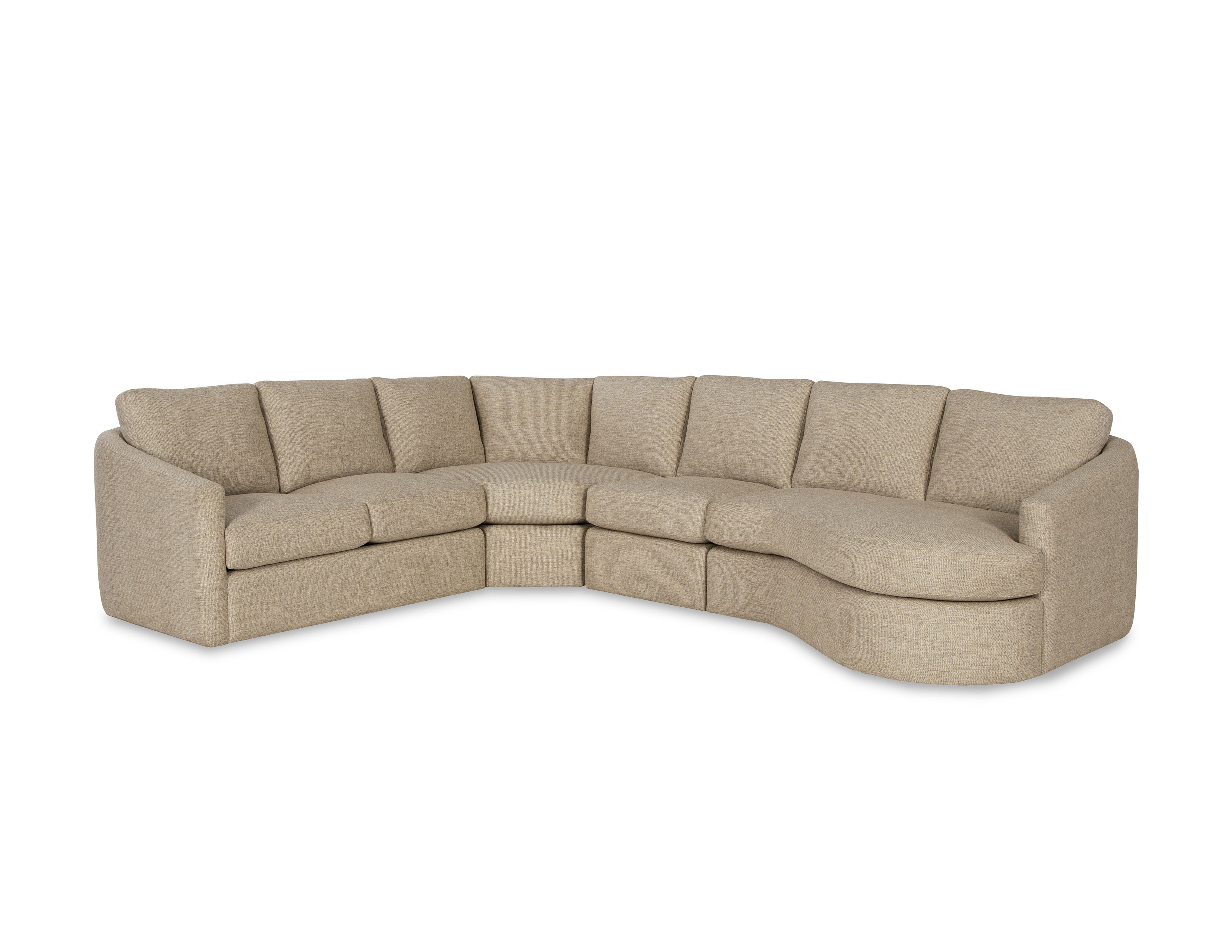 Birch Lane™ Minerva 4 Piece Upholstered Sectional Wayfair