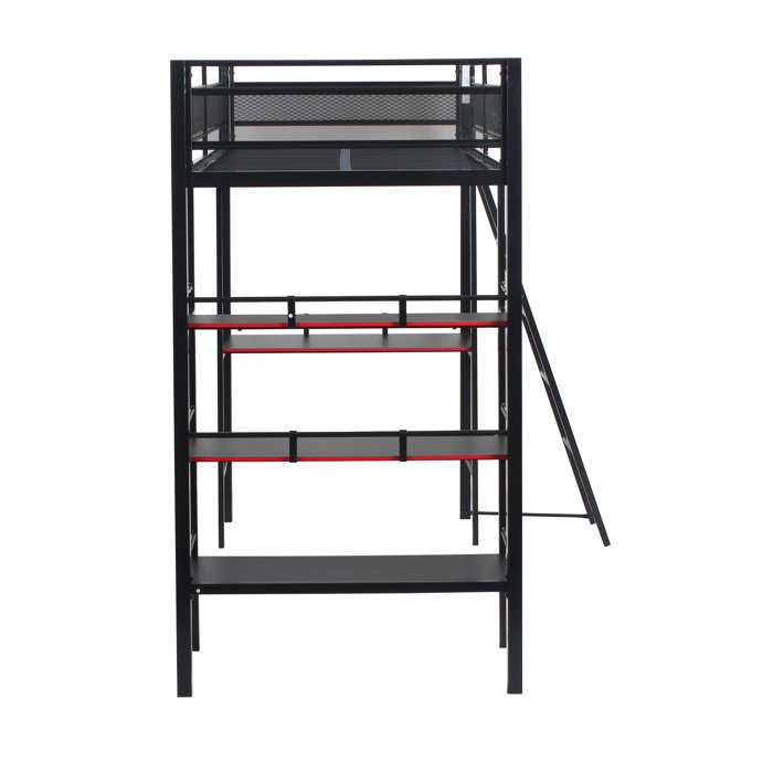 X Rocker Platforms Loft Bed with Shelves by X Rocker & Reviews | Wayfair