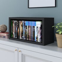 Details about   DVD Wall Storage Multimedia CDS Games Maple Adjustable Cabinet Bookcase Shelf 