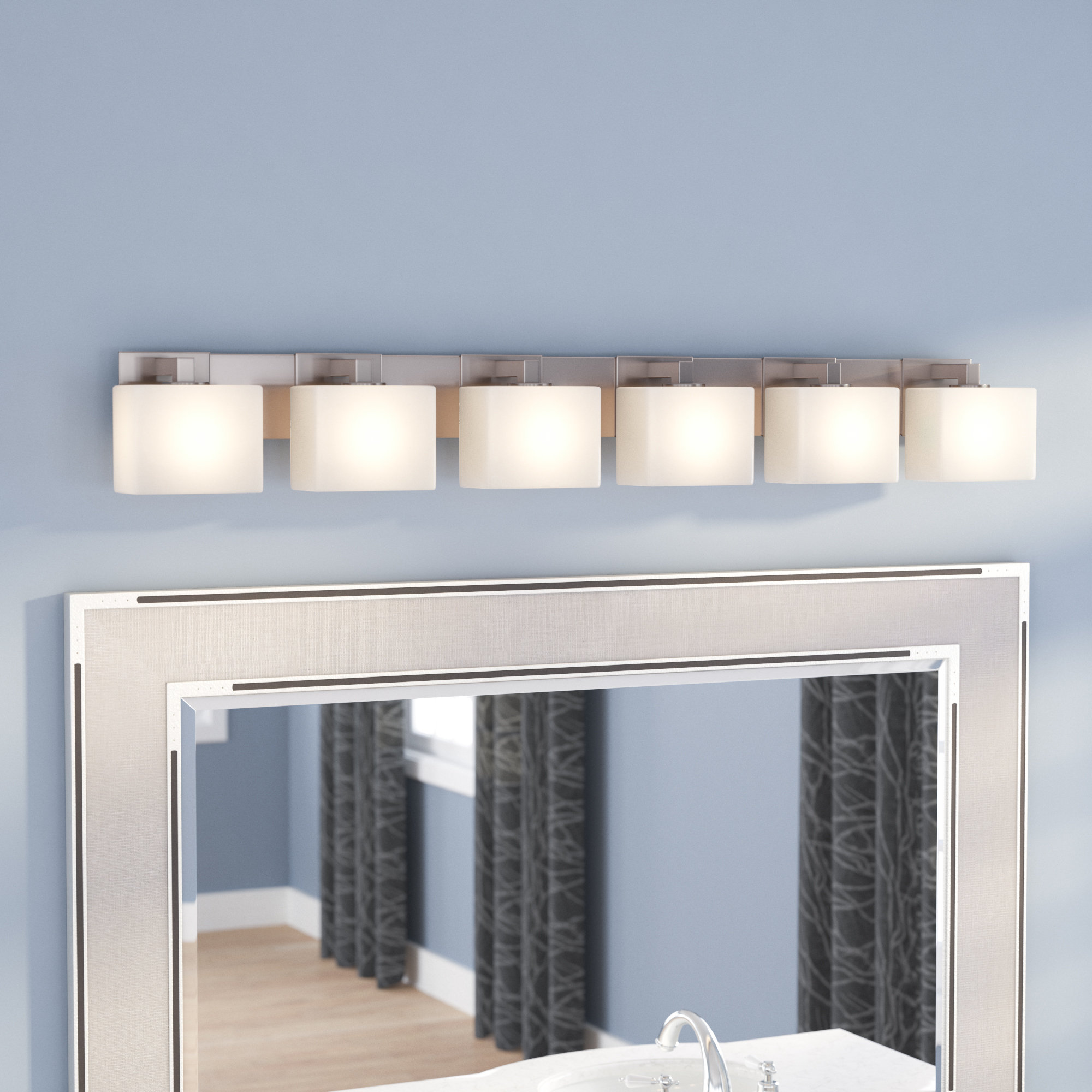 Wade Logan® Casson 6 Light Dimmable Vanity Light & Reviews Wayfair
