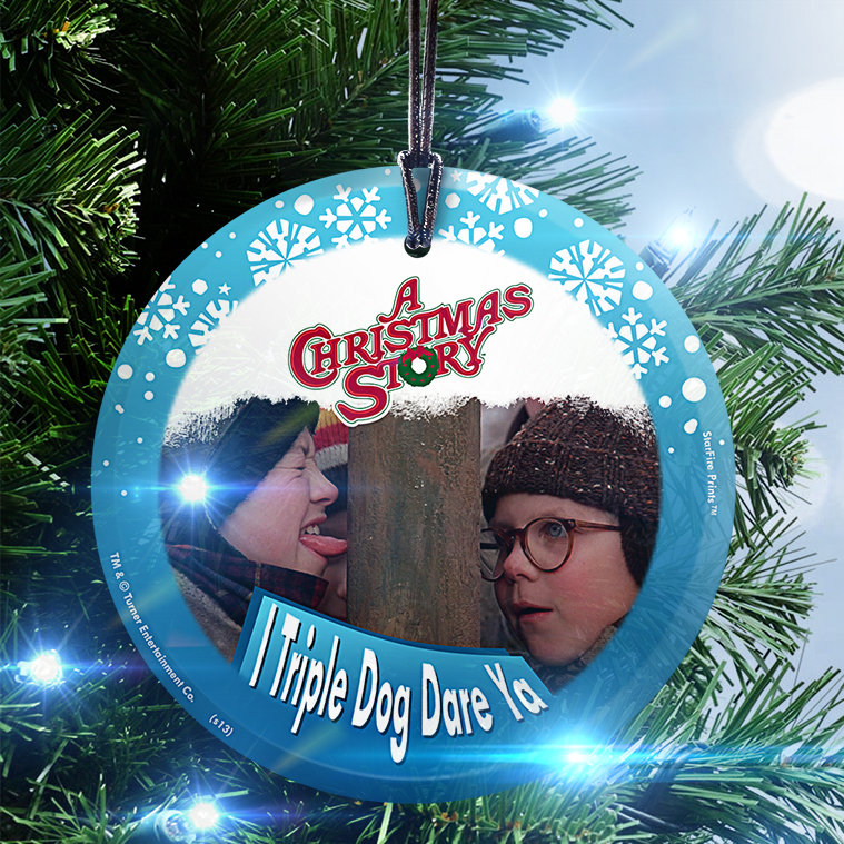 Trend Setters Christmas Story (Triple Dog Dare) Hanging Holiday Shaped