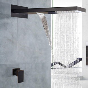 Fiego 2 Way Function Thermostatic Complete Shower System with Rough-in Valve