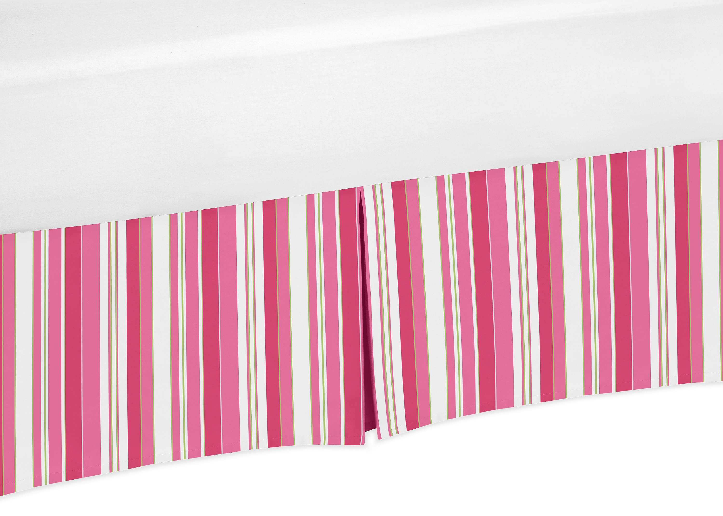 Sweet Jojo Designs Olivia Stripe Print Crib Skirt Wayfair