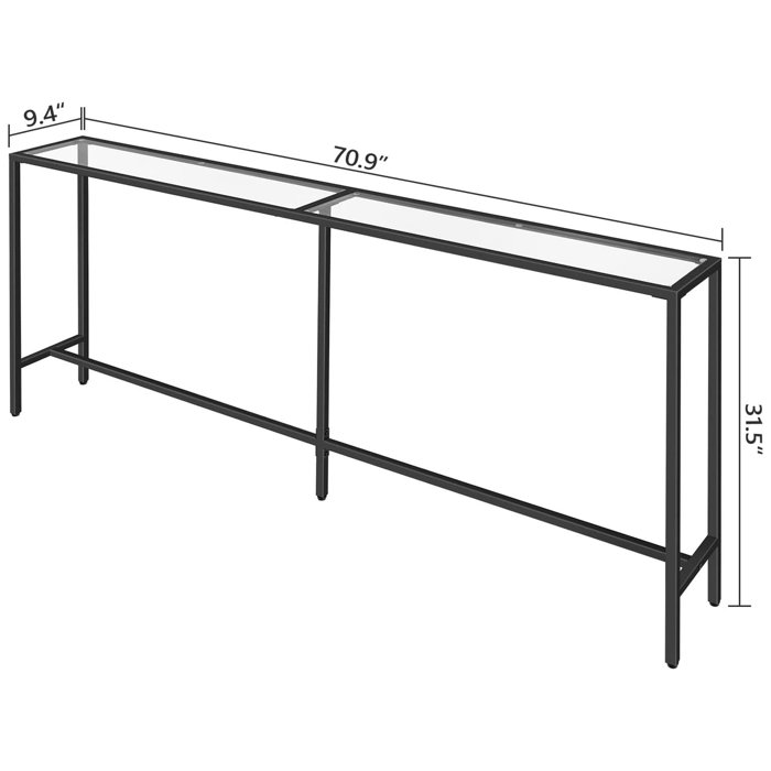ALLOSWELL 70.9'' Console Table & Reviews | Wayfair