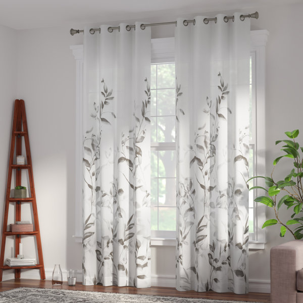 Decorative Printed 2 Panel Set Curtains Window Drapes for Home Decor by 