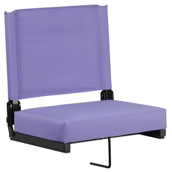 Leader Accessories Stadium Seat Cozy Portable Reclining Seat Folding Bleacher Chair Picnic Seat 