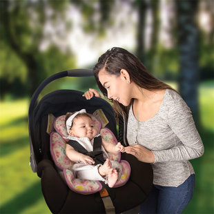 Baby Stroller Liner Reversible Car Seat Mat Pad Cushion 100% Cotton & Microfiber 