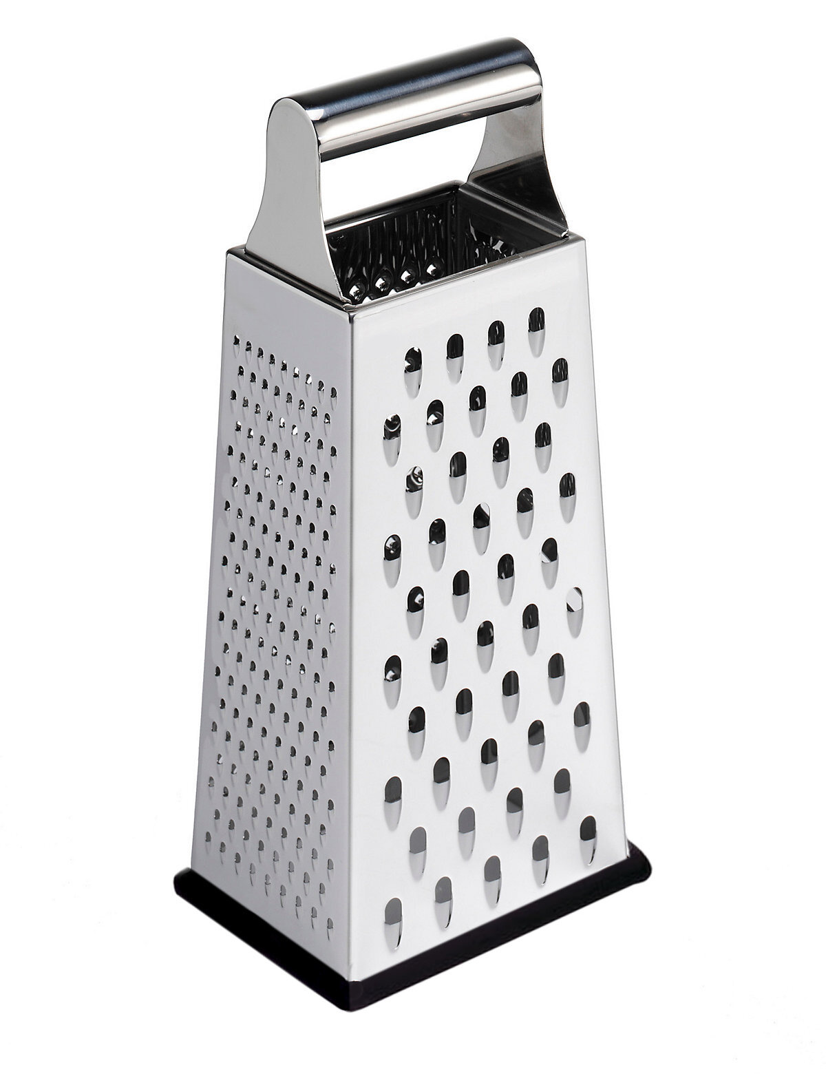 Blue Ourokhome Large Box Grater-4 Sided Large Cheese Grater with a Container Box