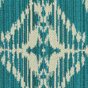 Cerulean Blue Diamond Medallion 100% Polyester