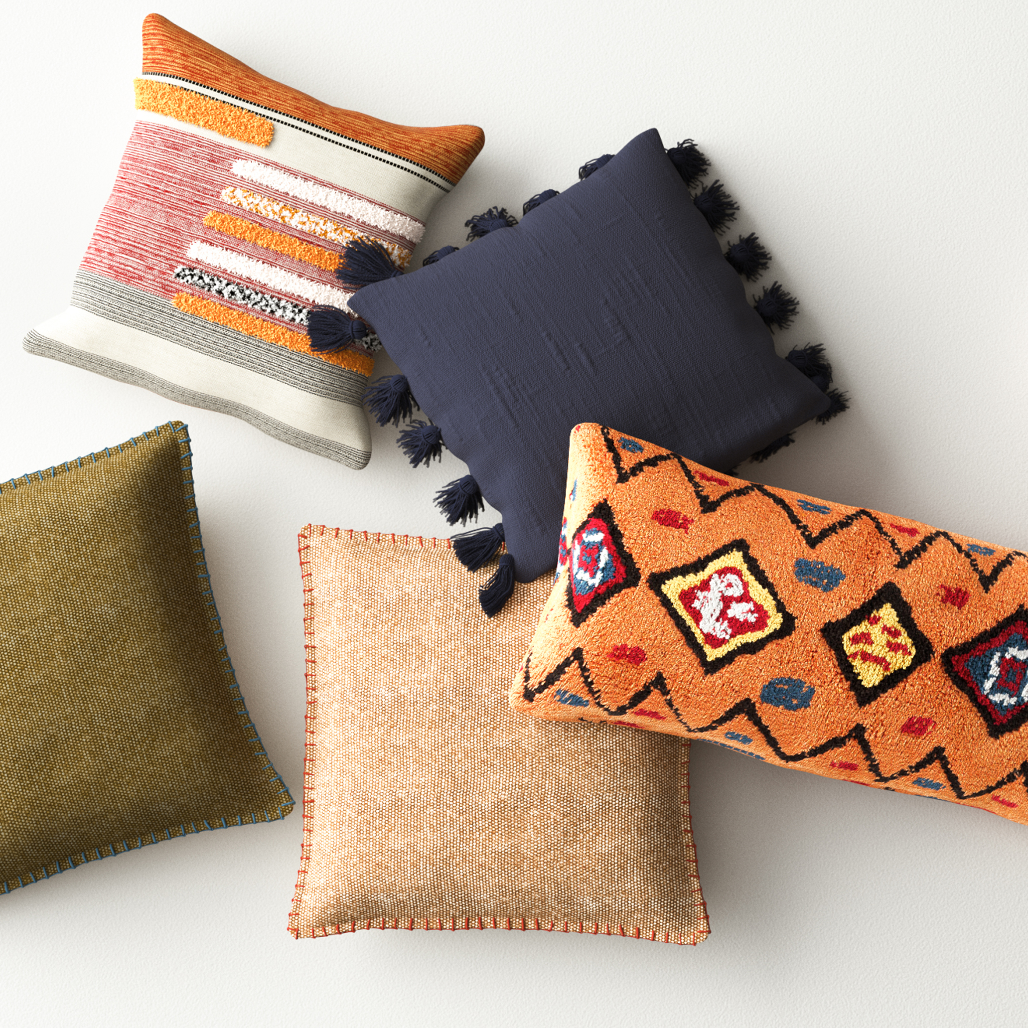 Modern Pillows + Throws | AllModern modern-pillows-throws-allmodern