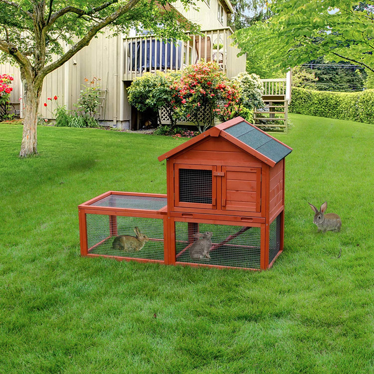 Tucker Murphy Pet™ Aslak Chicken Coop with Chicken Run Wayfair