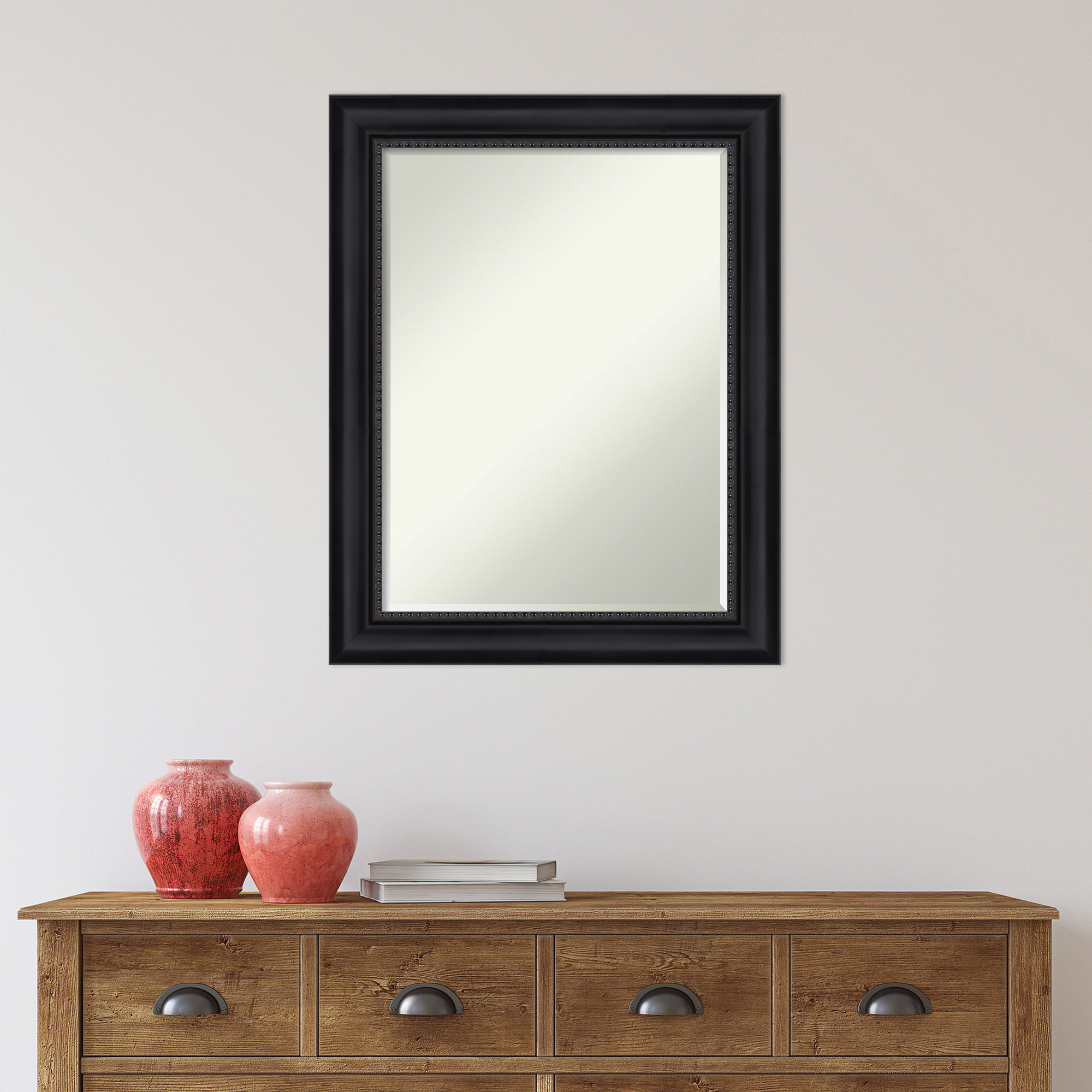 Charlton Home® Brandonn Rectangle Closed Corner Frame Wall Mirror Wayfair