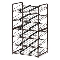 Taloyer Double Layer Refrigerator Can Finish Storage Rack Kitchen Beer Cola Organizer Holder Pantry Space Saver Tools