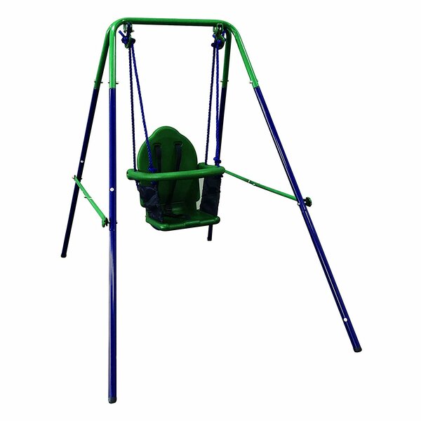 LIME GREEN Children's Kids Bucket Toddler BABY Swing Seat Adjustable Assembled 