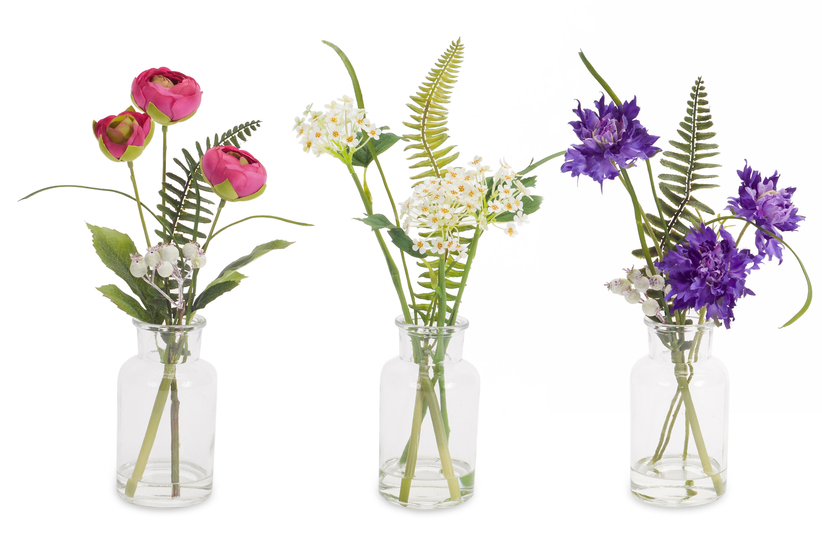 Red Barrel Studio® Floral in Glass Vase Floral Arrangement Wayfair