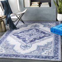 Ultimate Orient 2529 Navy Blue Multi Traditional Budget Rug various sizes 