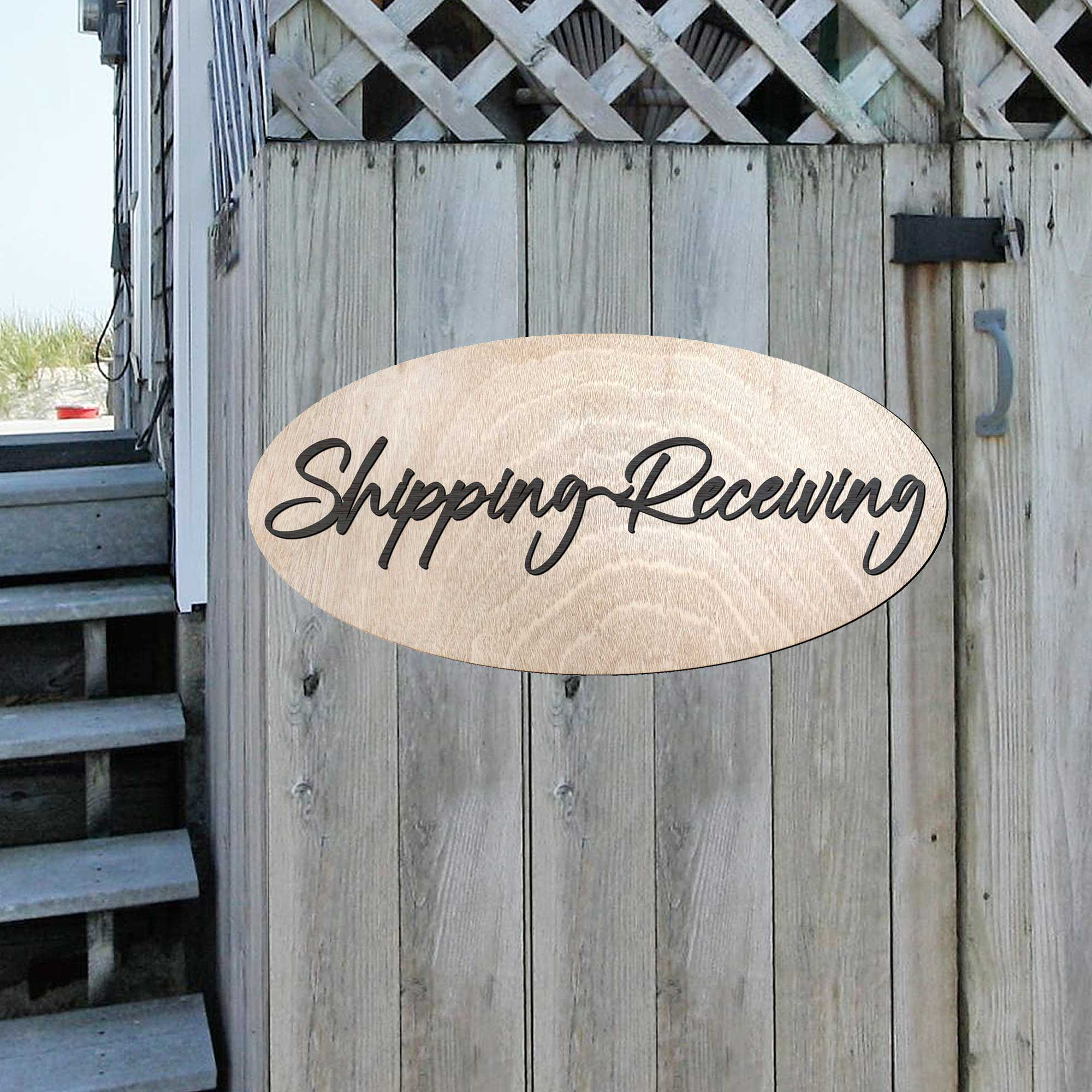 Designocracy Shipping and Receiving Sign Wayfair
