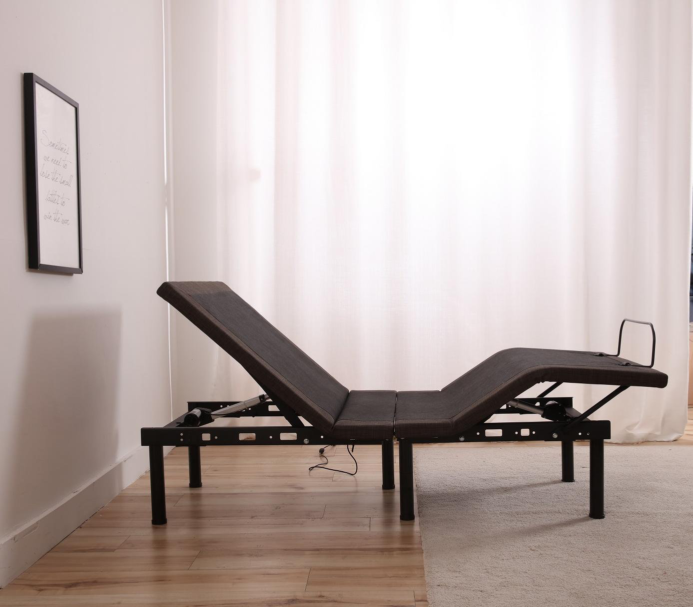 Alwyn Home Nicolai Twin XL Zero Gravity Adjustable Bed with Wireless