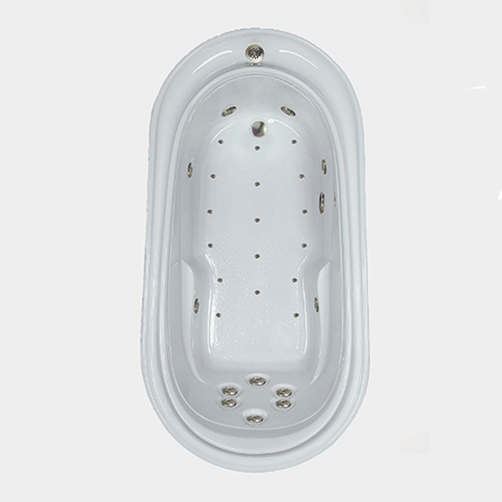 WaterTech 72'' x 37'' Drop In Acrylic Bathtub Wayfair
