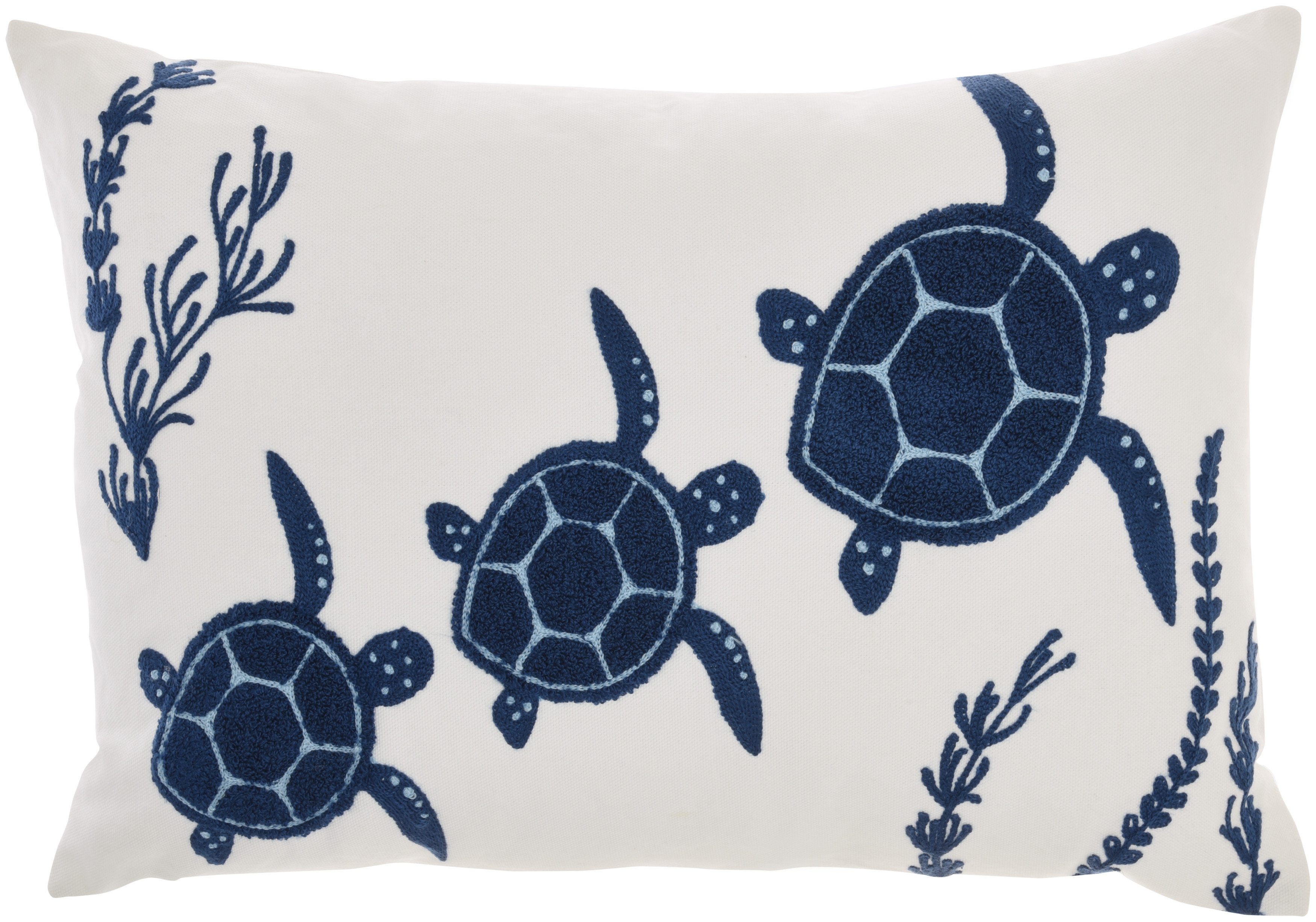 Beachcrest Home Rebbeca Itzayana Life Styles Coastal, Nautical & Beach Sea Turtle Throw Pillows