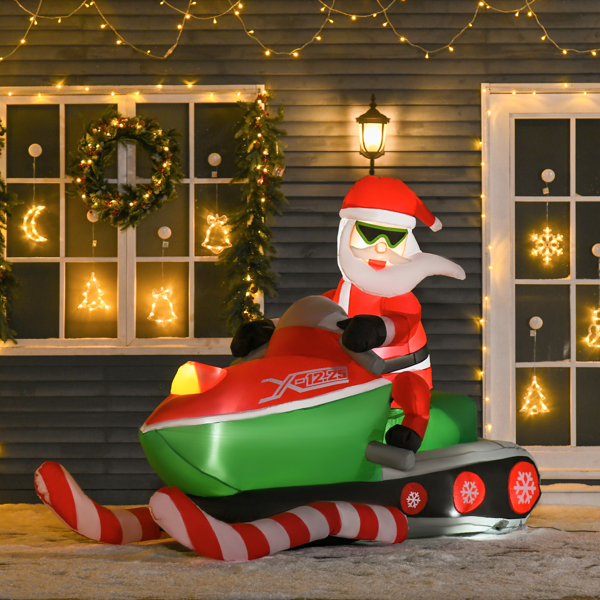 schetsen Momentum Verslagen The Holiday Aisle® Inflatable Santa Claus & Reviews | Wayfair