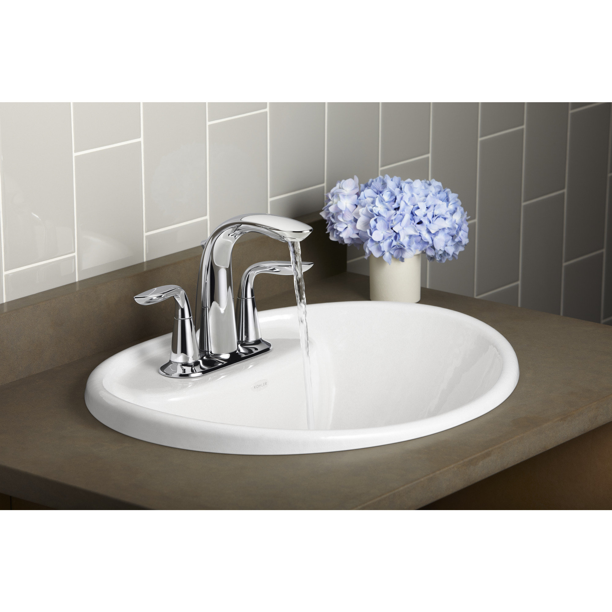 K53164BN,CP Kohler Refinia Centerset Bathroom Sink Faucet & Reviews