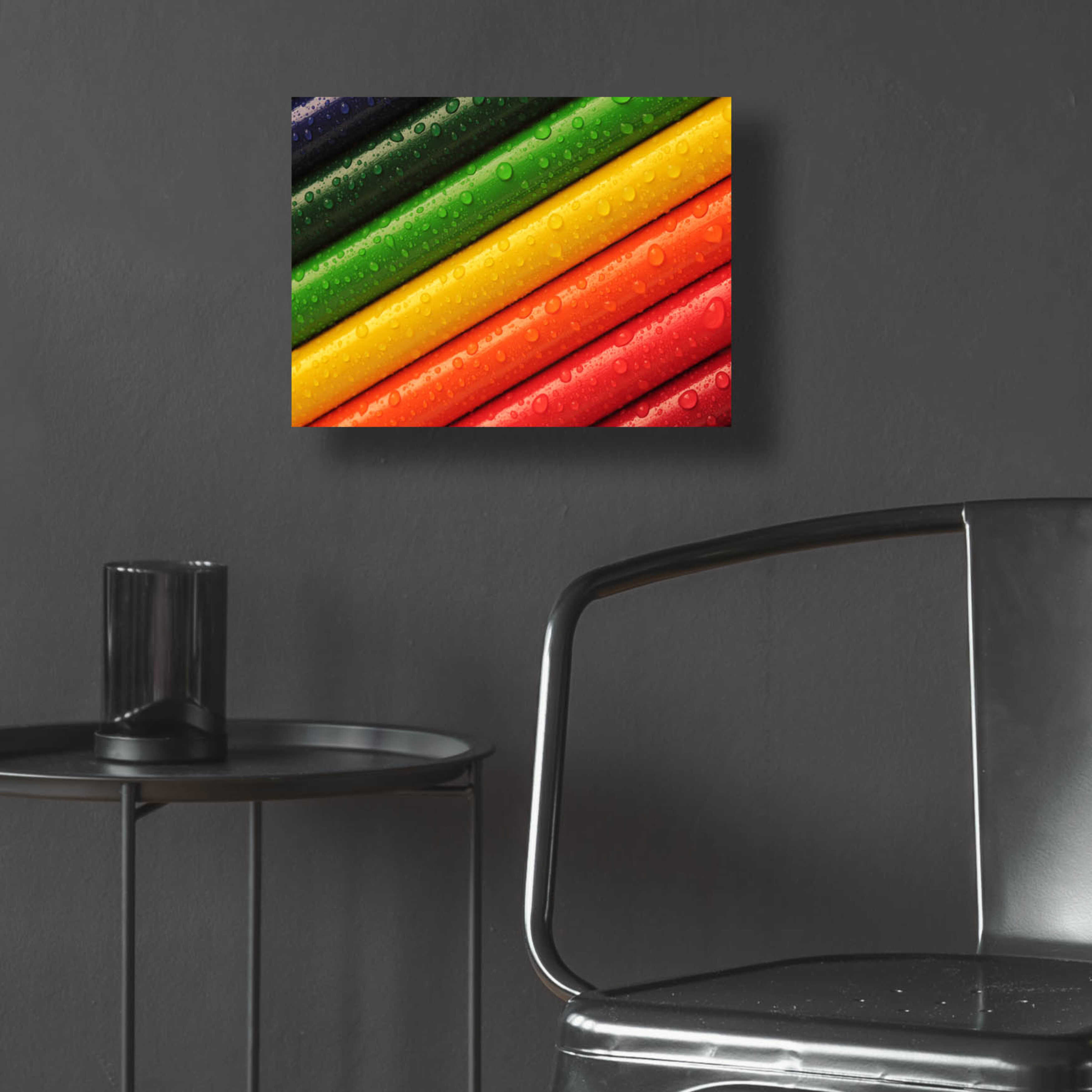 Latitude Run® Epic Art 'Pencil Rainbow' By Epic Portfolio, Acryl Pencil