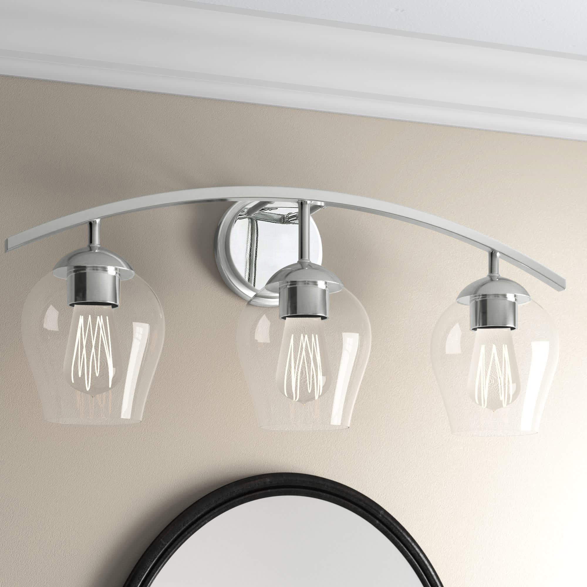 Three Posts™ Layfield 3 Light Dimmable Vanity Light & Reviews Wayfair