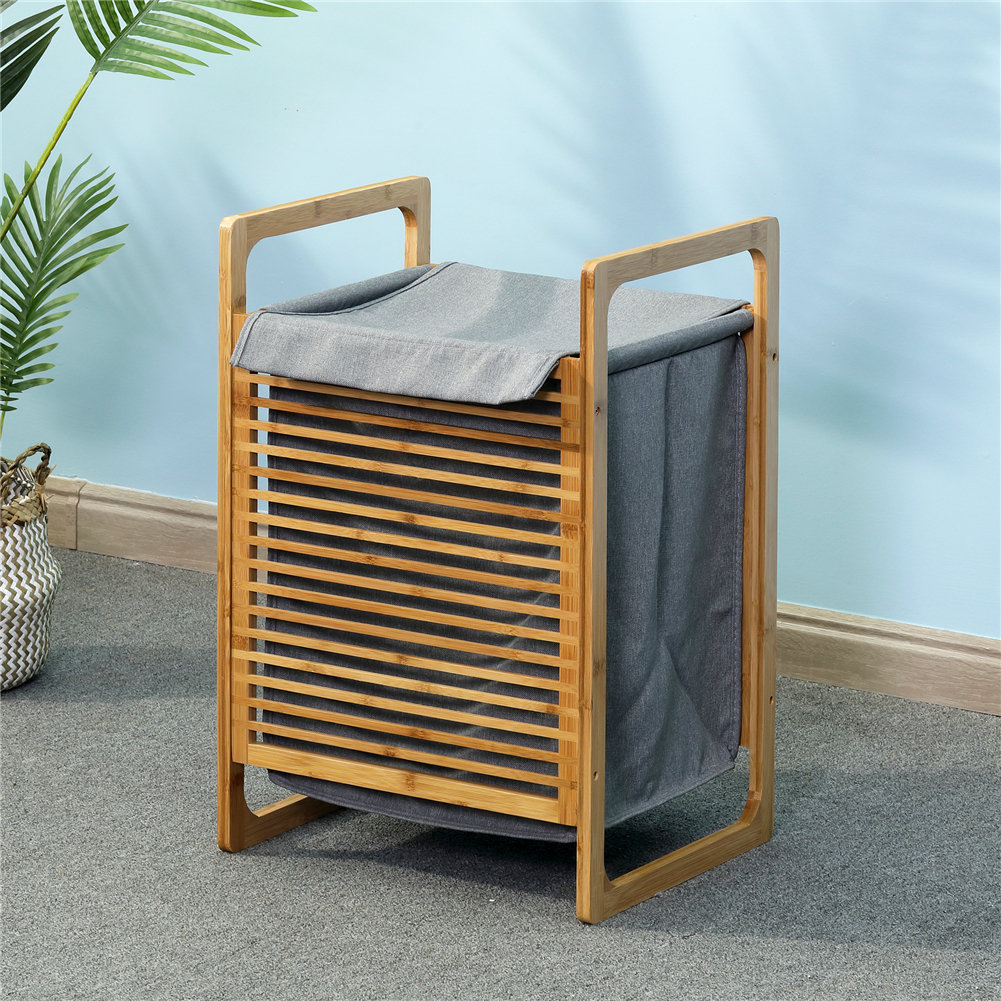 Latitude Run® Bathroom Laundry Basket Wayfair