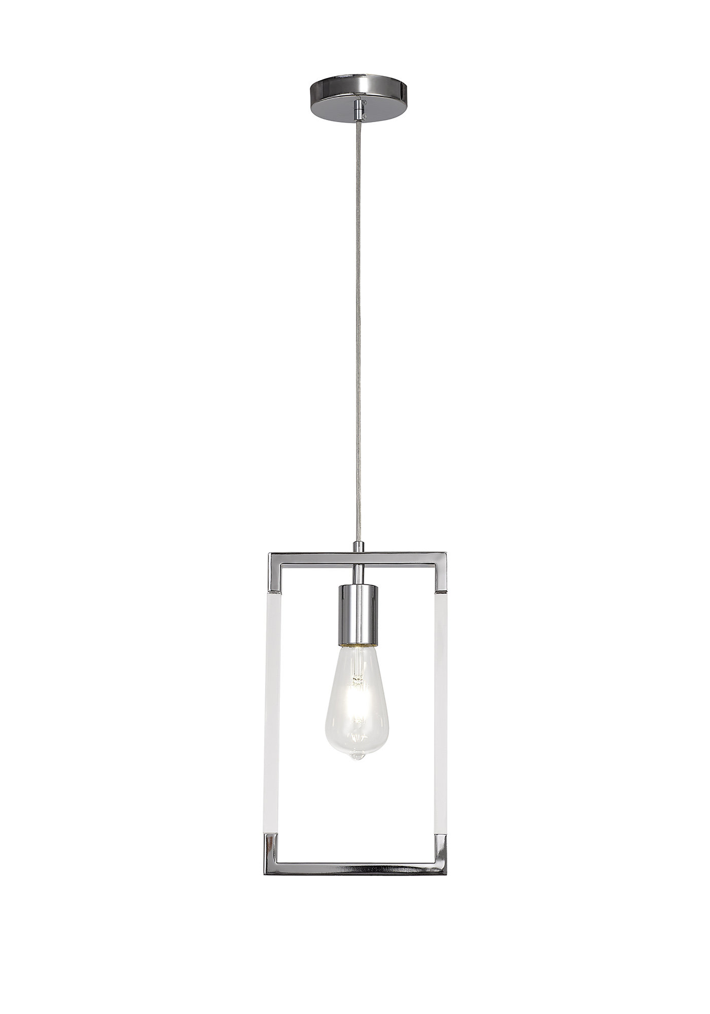 Metro Lane Boggess Geometric Rectangle Pendant | Wayfair.co.uk