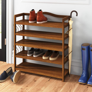 Home & Living Storage & Organisation Shoe Storage Wall mounted hallway rustic shoe rack Urban slate 