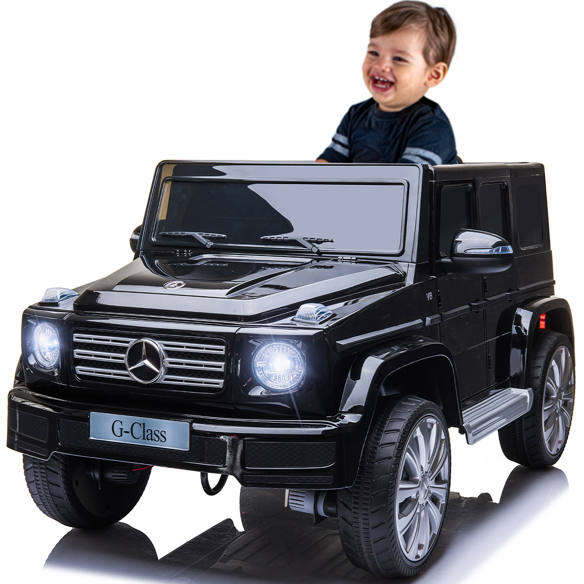 Licensed Mercedes-Benz M-Class 12V Children’s Battery Ride On SUV Jeep Black 