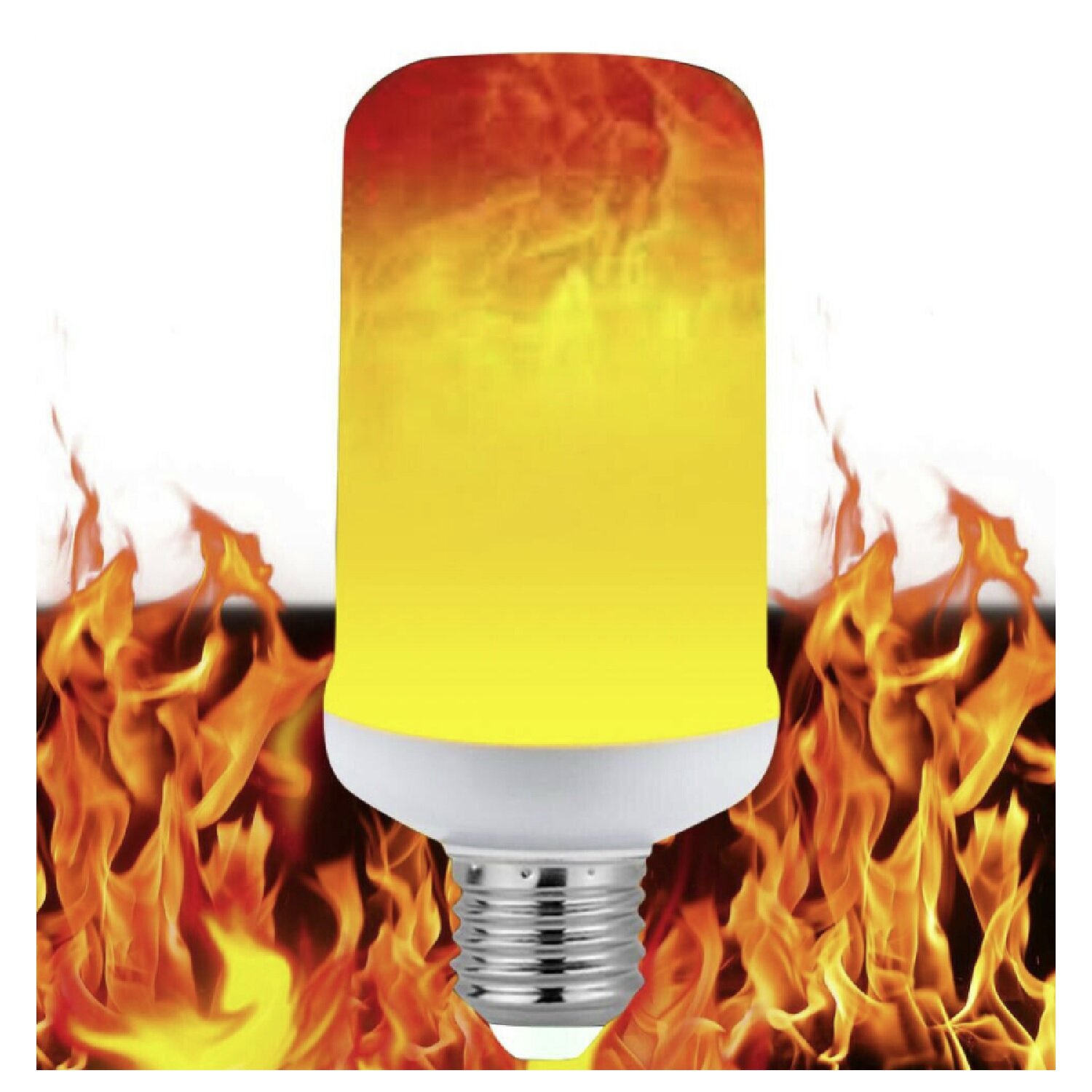 Details about   LED Flame Light Bulbs Simulated Burn Fire Effect Xmas Flicker Lamps E27 E26 Lot 