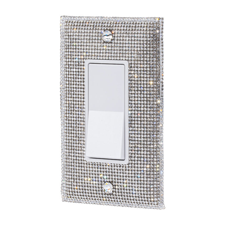 Designs Ablaze Glam 1-Gang Rocker Wall Plate | Wayfair