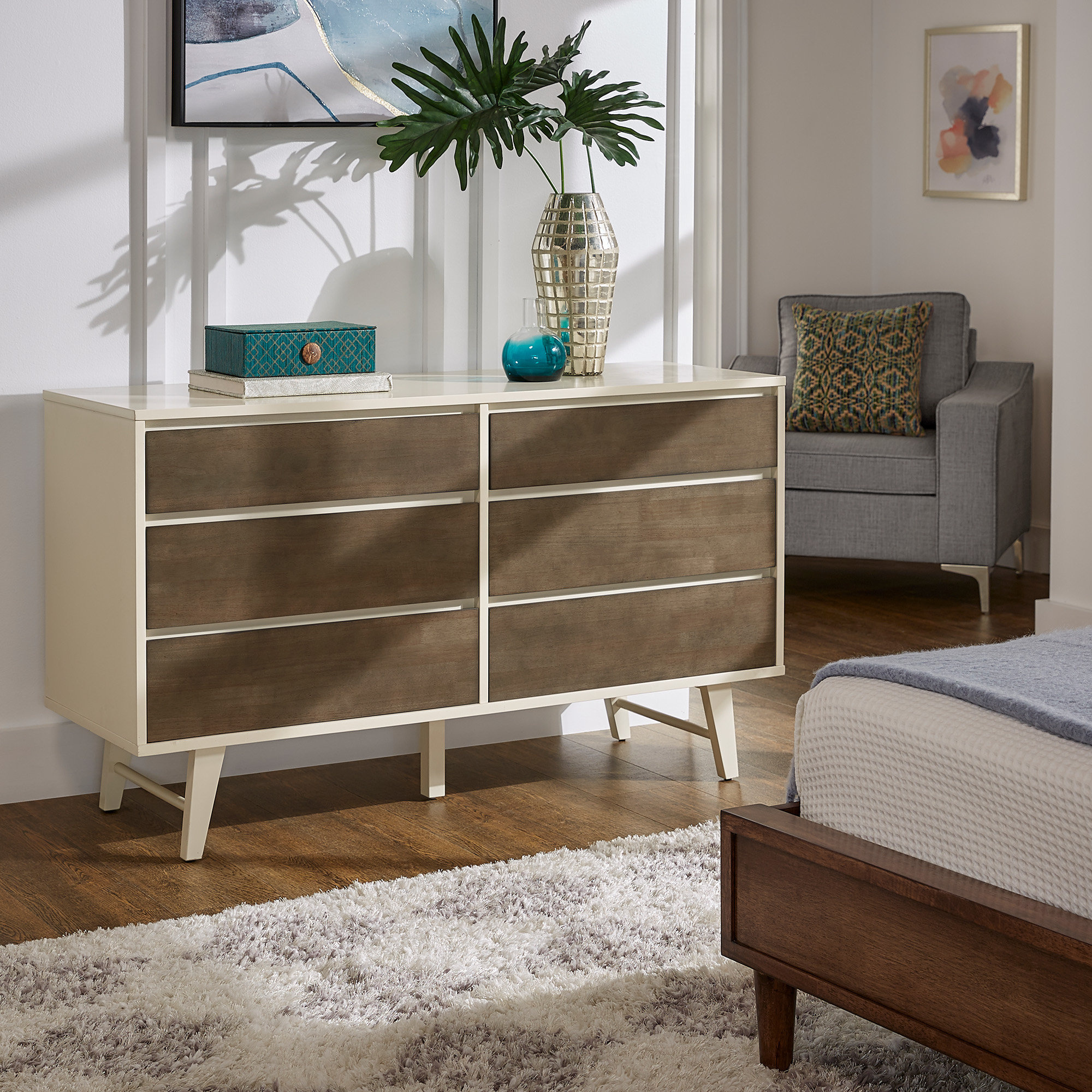 Kingstown Home Quartz 6 Drawer Dresser & Reviews Wayfair