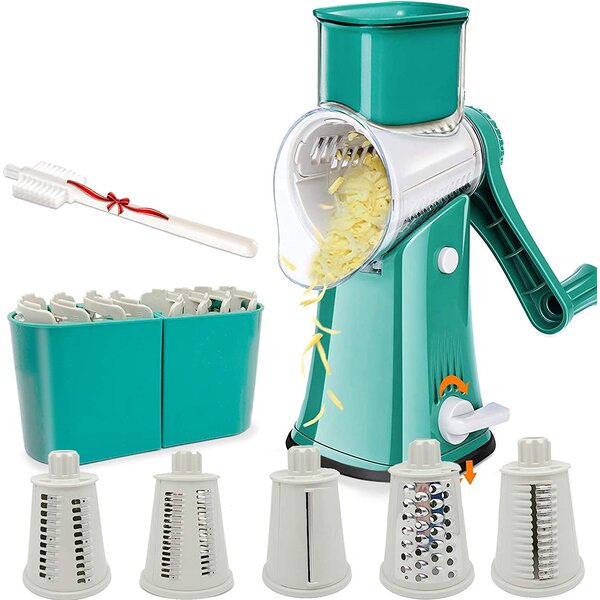 Stainless Steel Cheese Vegetables Grater Rotary htedfh 