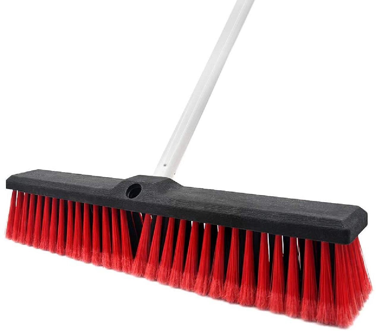 High Quality Stiff Hard Bristle Broom Head Only Sweeping Yard Brush Hard Brush 