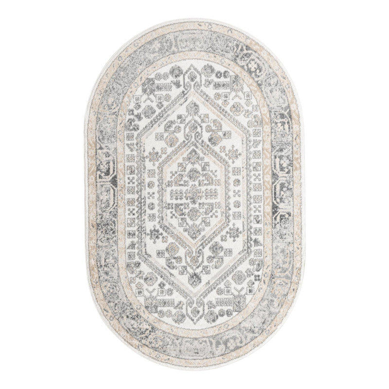 Mistana™ Edson Performance Ivory Rug & Reviews | Wayfair