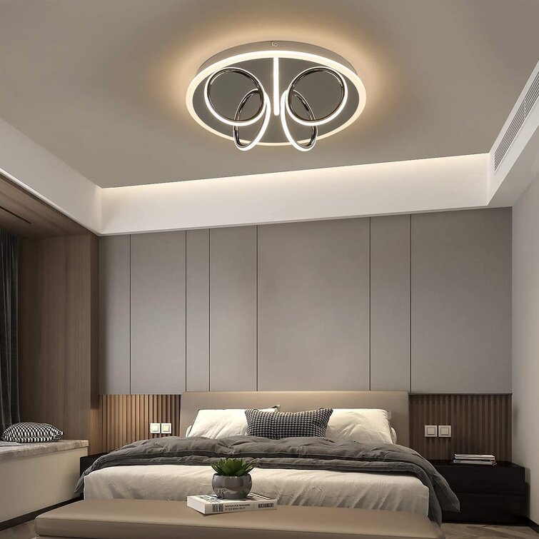 Dimmer LED Wohn Schlaf Zimmer Raum Beleuchtung Fernbedienung Decken Lampen weiß 