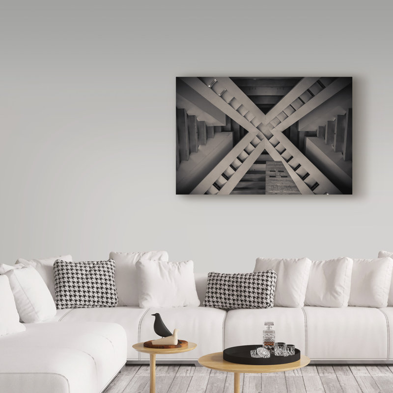 Giuseppe Torre Inside The Pyramid by Giuseppe Torre - Wrapped Canvas Photograph
