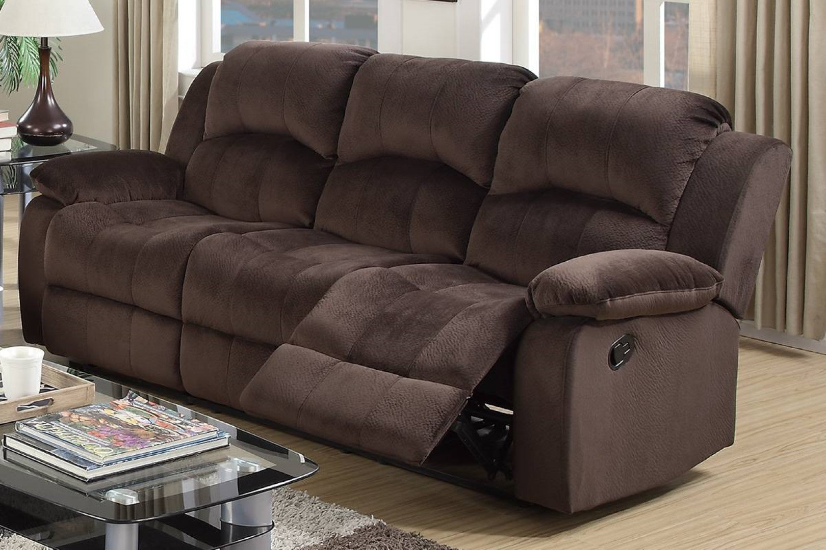 Winston Porter Corando 83'' Pillow Top Arm Reclining Sofa Wayfair