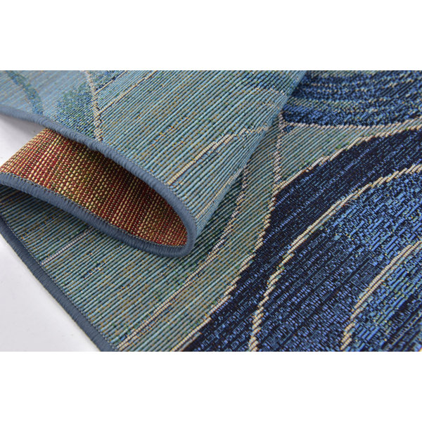 Wade Logan® Deweese Light Blue Indoor/Outdoor Rug & Reviews | Wayfair