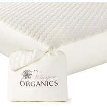 CottonHouse 100% Waterproof Cover Protectors Queen Size Mattress Pad Hypoallergenic/Dust Proof 8-21 Deep Pocket Soft Breathable Noiseless White